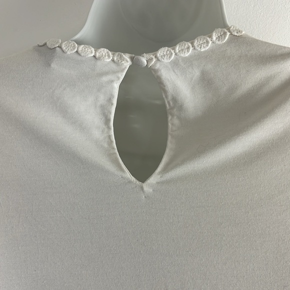 Diane Von Furstenberg Viscose-Blend Sleeveless White Blouse - Picture 7 of 10